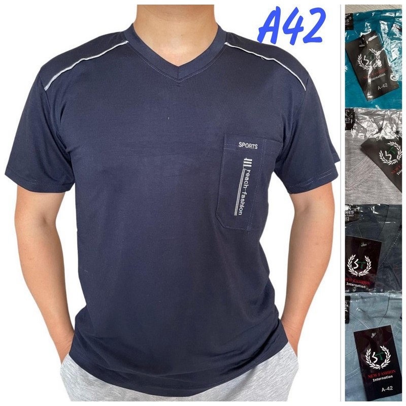 Футболка мужская трикотаж 5 шт (1-5XL) SeR2152_A42