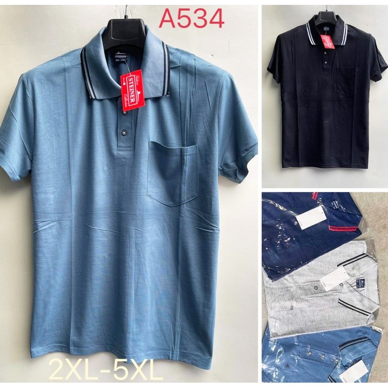 Футболка мужская трикотаж 5 шт (2-5XL) SeR2152_A534