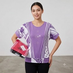 Футболка женская трикотаж 5 шт (1-4XL) SeR2152_050209