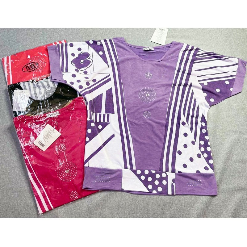 Футболка жіноча трикотаж 5 шт (1-4XL) SeR2152_050209