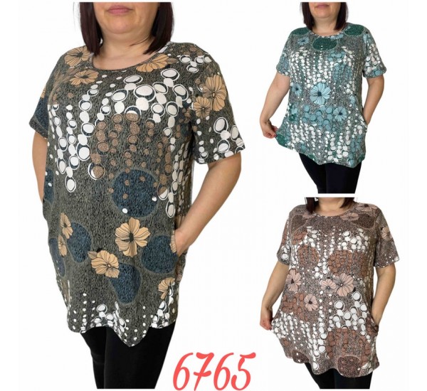 Туніка жіноча трикотаж 6 шт (1-6XL) SeR2152_6765