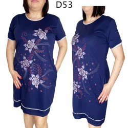 Сукня жіноча, батал 5 шт (5-8XL) трикотаж SeR2152_D59