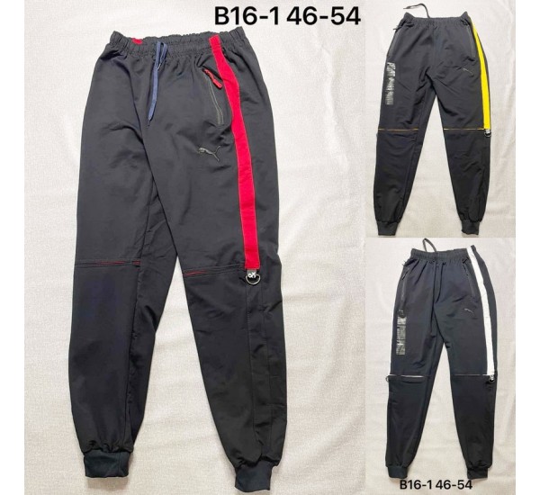 Спорт штани чоловічі, двунить 5 шт (46-54 р) SeR2152_B16-1