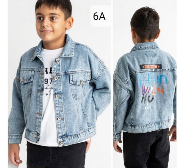 Куртка для хлопчиків 6 шт. джинс (130-150 см) STO_6A