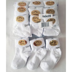 Носки для младенцев, коттон 12 шт (0-6 мес) ViT_018