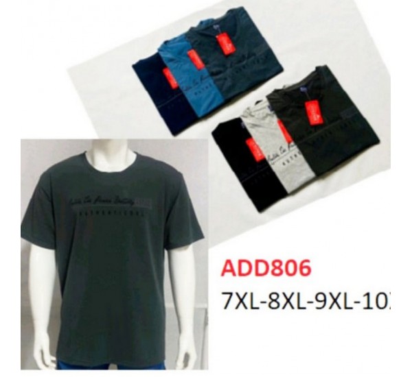 Футболка чоловіча, трикотаж, 5 шт (7-10XL) BL3060_ADD806