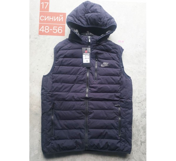 Безрукавка чоловіча, синтепон, 5 шт (48-56 р) BL3060_E17e