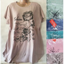 Футболка жіноча, трикотаж, 5 шт (6-10XL) BL3060_211272