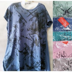 Футболка жіноча, трикотаж, 5 шт (5-8XL) BL3060_BD400