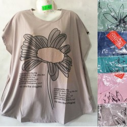 Футболка жіноча, трикотаж, 5 шт (5-8XL) BL3060_BD410