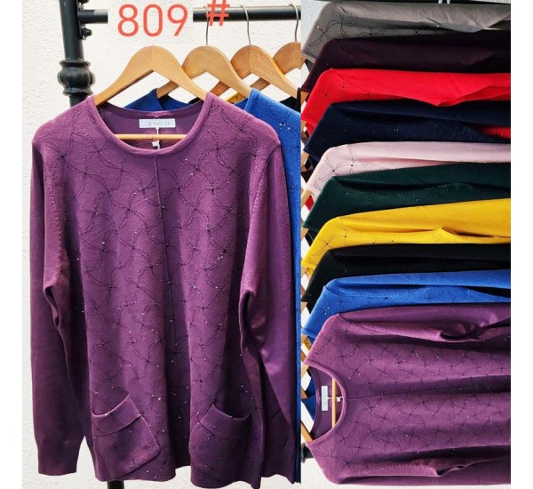 Свитер женский 5 шт (54-56 р) кашемир BL3036_809a