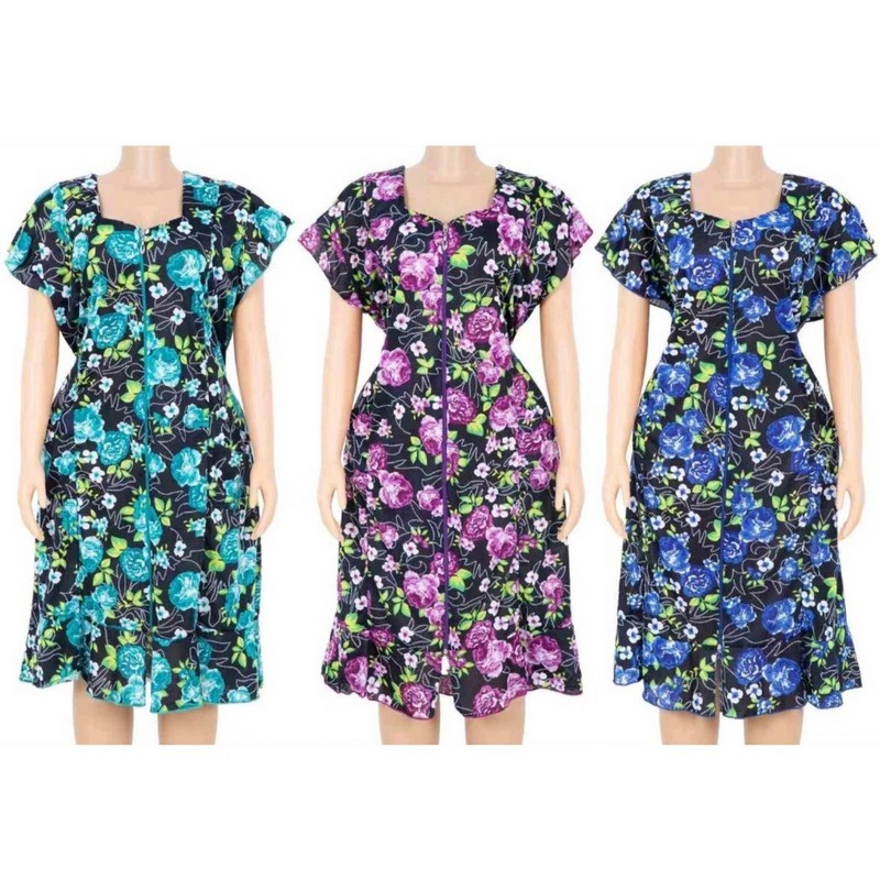 Халат жіночий, віскоза 5 шт (10-18XL) DLD_S76