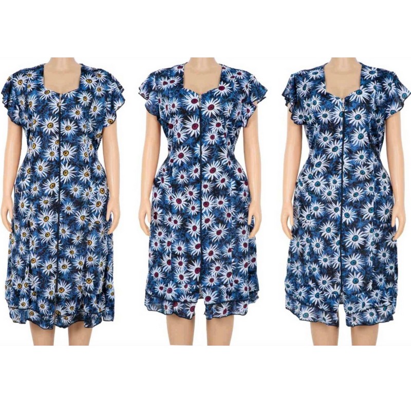 Халат жіночий, віскоза 5 шт (1-5XL) DLD_S47