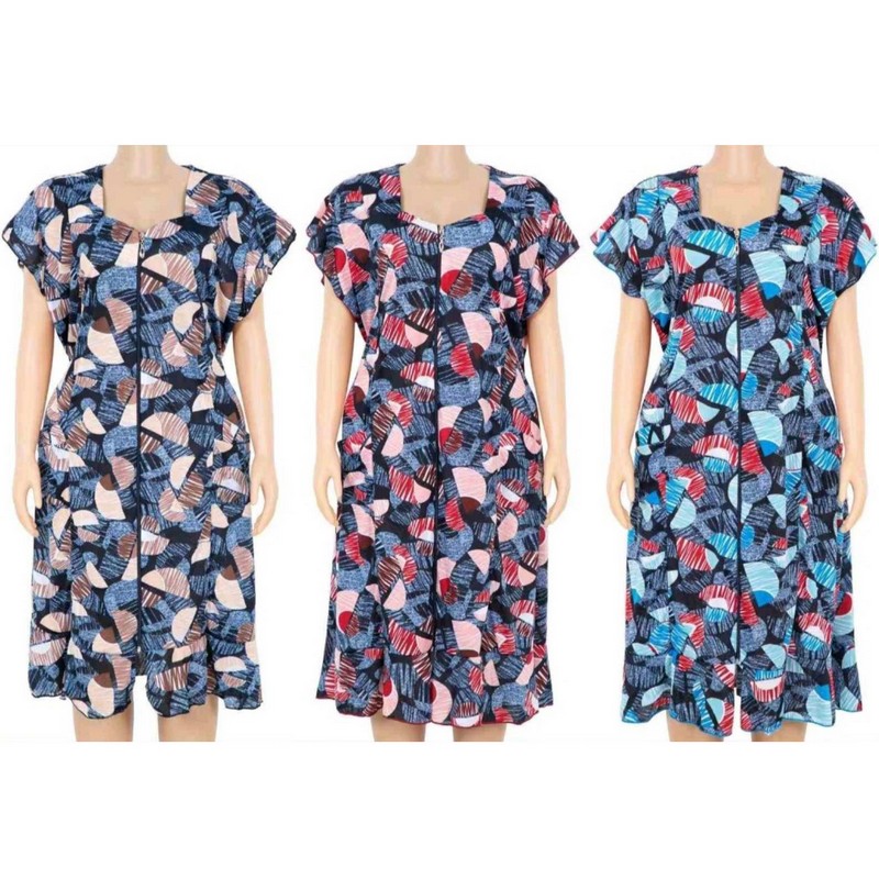 Халат жіночий, віскоза 5 шт (10-18XL) DLD_S78