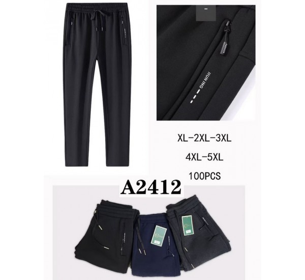 Спорт штаны мужские 5 шт (1-5XL) флис DLD_2412