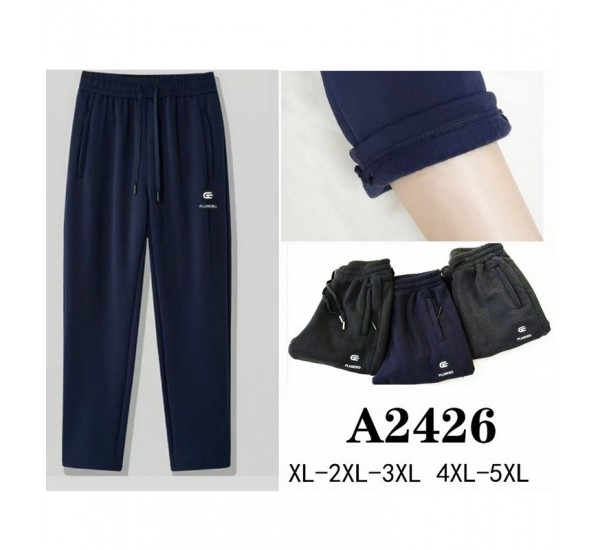 Спорт штаны мужские 5 шт (1-5XL) флис DLD_2426