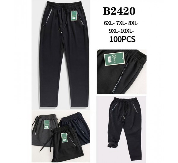 Спорт штаны мужские 5 шт (6-10XL) флис DLD_2420