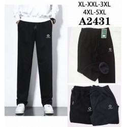 Спорт штаны мужские 5 шт (1-5XL) микровельвет/флис DLD_2431