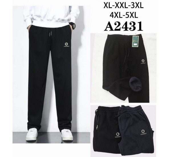 Спорт штаны мужские 5 шт (1-5XL) микровельвет/флис DLD_2431