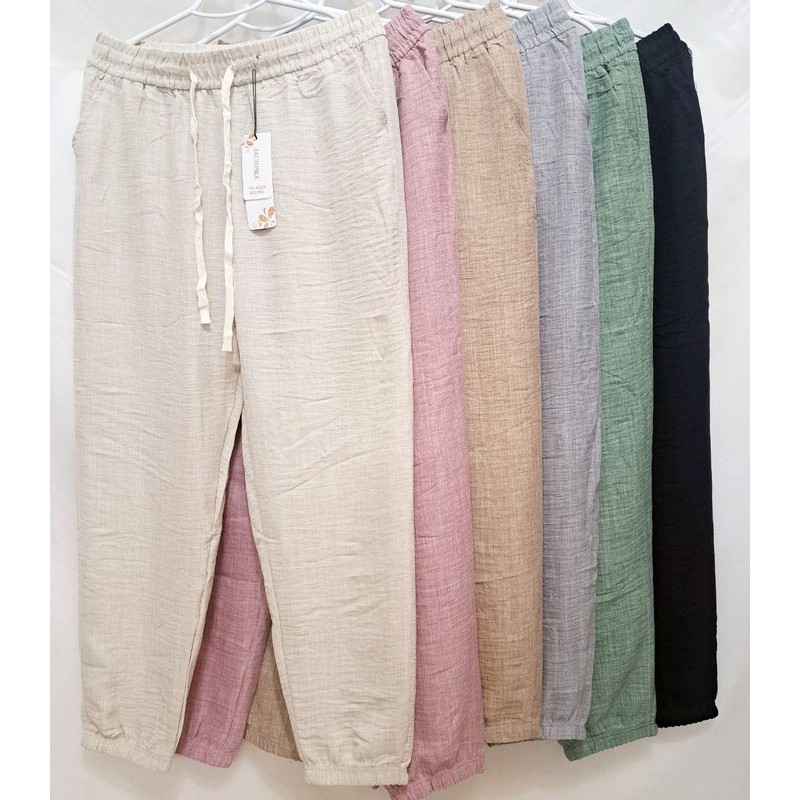 Брюки женские, лён 6 шт (8-11XL) DLD_5223