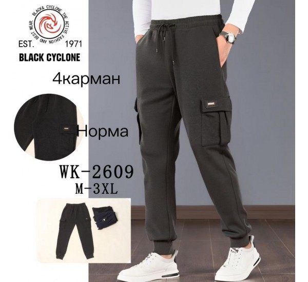 Спорт штаны мужские 5 шт (M-3XL) флис DLD_WK-2609