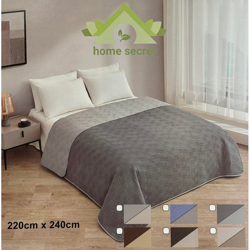 Покрывало стёганное, 1 шт полиэстер (220*240 см) HR1810_010363