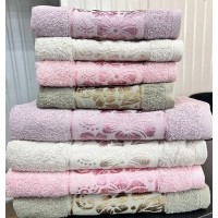 Полотенце Лицо, махра, 4 шт, (50х90 см) HR1810_120623b