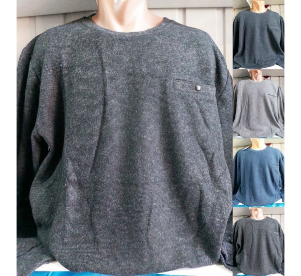 Батник мужской, двунить 4 шт (4-7XL) HR1890_150908