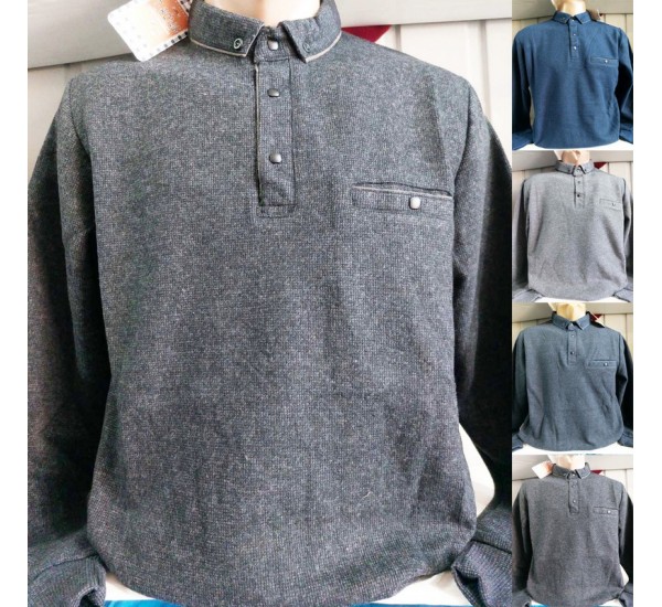 Батник мужской, двунить 4 шт (L-3XL) HR1890_150909