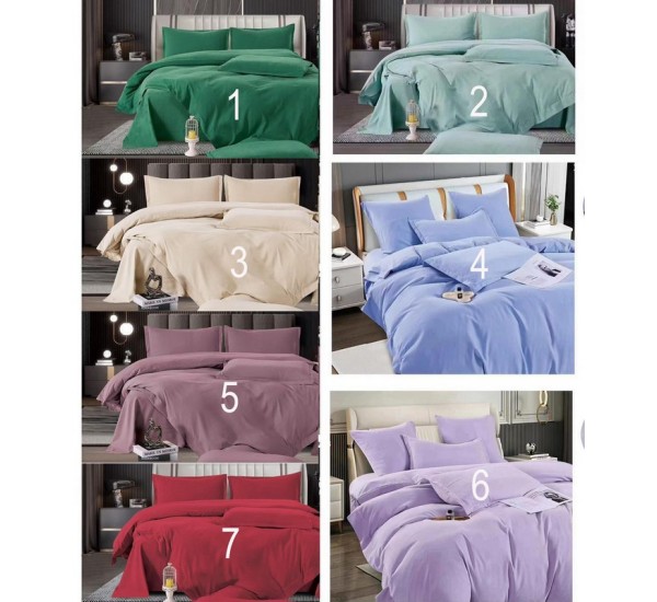 Комплект постільної білизни євро, мокра бавовна 1 шт HR1810_201101c