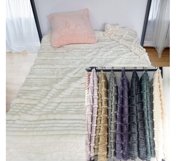 Плед Шарпей 4 см, 3 шт. поліестер (200*220 см) HR1810_201161