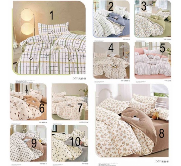 Комплект постільної білизни євро, бавовна жатка 1 шт HR1810_201103c