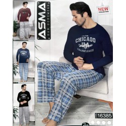 Піжама чоловіча, байка 5 шт (M-3XL) HR1930_16385