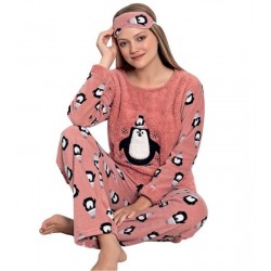 Піжама жіноча, махра/фліс 4 шт (M-2XL) HR1930_221010