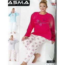 Піжама жіноча, байка 5 шт (L-4XL) HR1930_16363