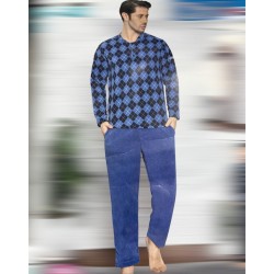 Піжама чоловіча, фліс 4 шт (L-3XL) HR1930_221019