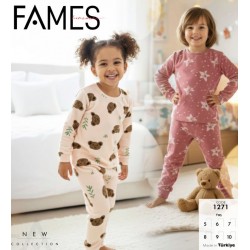 Піжама дитяча, фліс 6 шт (5-10 років) HR1930_1271