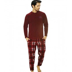 Піжама чоловіча, фліс 4 шт (L-3XL) HR1930_221020