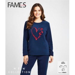 Піжама жіноча, вельсофт 3 шт (M-XL) HR1930_1206