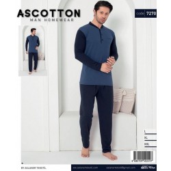 Піжама чоловіча, двунитка 3 шт (L-2XL) HR1930_7270