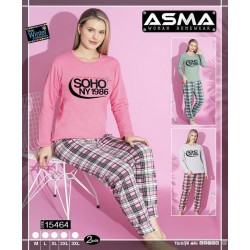 Піжама жіноча, байка 4 шт (M-2XL) HR1930_15464