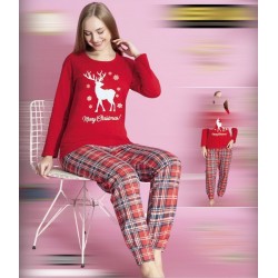 Піжама жіноча, байка 4 шт (M-2XL) HR1930_221050