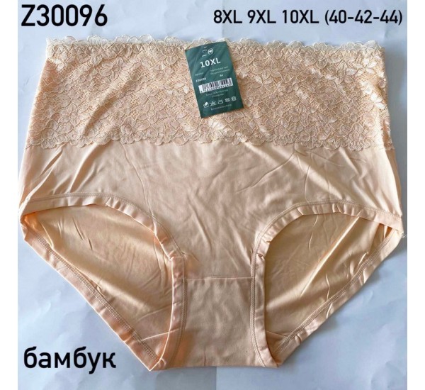 Труси жіночі 12 шт (8-10XL) бамбук KiE_Z30096b