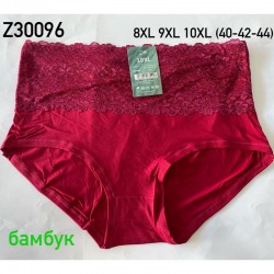 Труси жіночі 12 шт (8-10XL) бамбук KiE_Z30096d