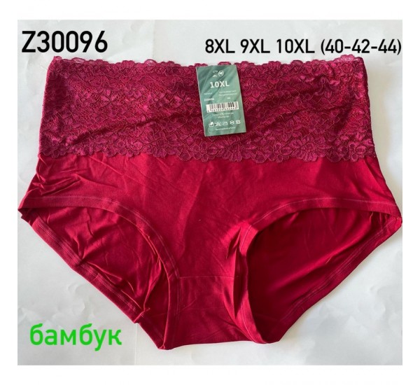 Труси жіночі 12 шт (8-10XL) бамбук KiE_Z30096d