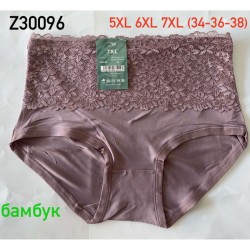 Труси жіночі 12 шт (5-7XL) бамбук KiE_Z30096u