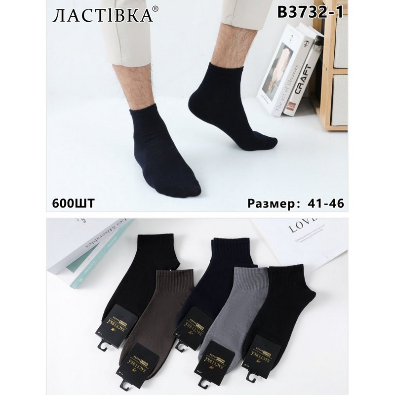 Шкарпетки чоловічі 10 шт (41-46 р) коттон KiE_B3732-1