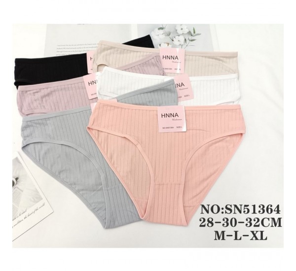 Трусы женские 12 шт (M-XL) рубчик KiE_SN51364