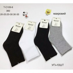 Носки детские 10 шт (20-35 р) махра KiE_T-C109-6