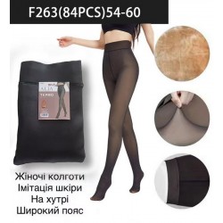 Колготи жіночі 6 шт (54-60 р) хутро KiE_F263